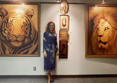 'Unique Stainings on Wood' Exhibition (1989)
