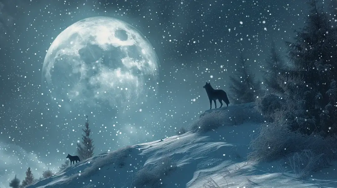 The Wolves Know… | Created by Jaye in Midjourney