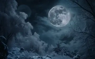 Wolf Moon Magic: A Night of Winter Wonder